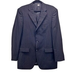 Emanuel‎ Ungaro Wool Blazer Jacket Black 40R